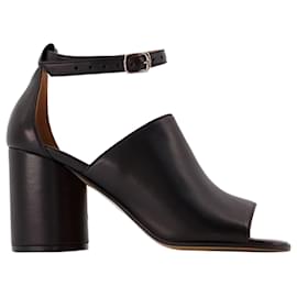 Maison Martin Margiela-Hannah Sandalen - Maison Margiela - Schwarz - Leder-Schwarz