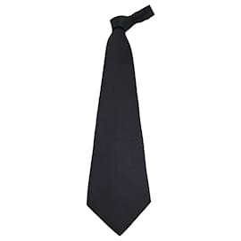 Prada-Prada Necktie in Black Polyester-Black