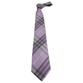 Corbata a cuadros Burberry en seda rosa Rosa