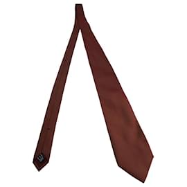 Gucci-Gucci-Krawatte aus burgunderfarbenem Polyester-Bordeaux