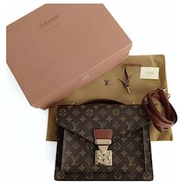 Louis Vuitton-Louis Vuitton Monceau shoulder bag-Brown
