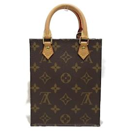 Louis Vuitton-Louis Vuitton Petite Sac Plat Canvas Handbag M69442 in excellent condition-Other