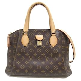 Louis Vuitton-Louis Vuitton Rivoli MM Canvas Tote Bag M44546 in good condition-Other