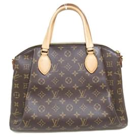 Louis Vuitton-Louis Vuitton Rivoli MM Canvas Tote Bag M44546 in good condition-Other