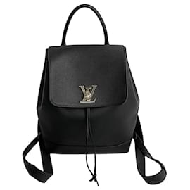 Louis Vuitton-Louis Vuitton Lockme Sac à dos Sac à dos en cuir M41815 en bon état-Autre