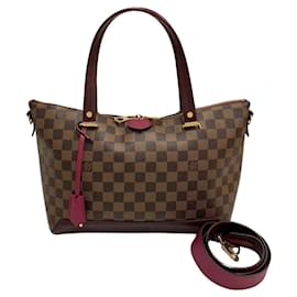 Louis Vuitton-Louis Vuitton Hyde Park Canvas Tote Bag N41014 in good condition-Other