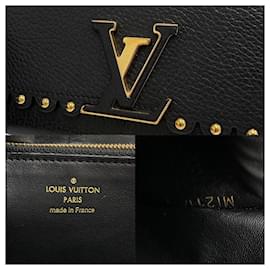 Louis Vuitton-Carteira Louis Vuitton Portefeuille Capucines Carteira Longa de Couro M64102 em boa condição-Outro