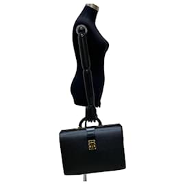 Louis Vuitton-Louis Vuitton Serviette Fermoir Leder Businesstasche M54352 in guter Kondition-Andere