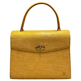 Louis Vuitton-Bolsa Louis Vuitton Malesherbes Bolsa de couro M52379 em boa condição-Outro