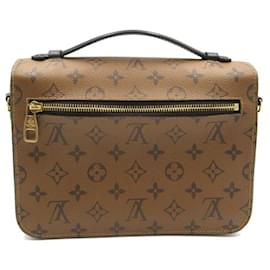 Louis Vuitton-Louis Vuitton Pochette Metis MM Canvas Crossbody Bag M44876 in Great Condition-Other