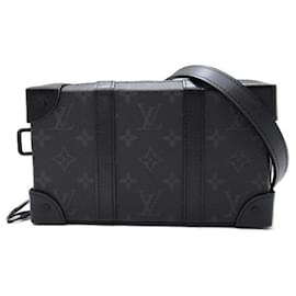 Louis Vuitton-Carteira Louis Vuitton Soft Trunk Bolsa Crossbody em Lona M69838 em boa condição-Outro