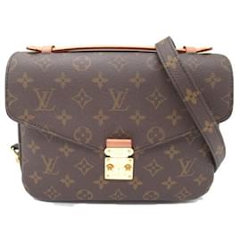 Louis Vuitton-Louis Vuitton Pochette Metis East West Bolsa de Ombro em Lona M46279 Em uma boa condição-Outro