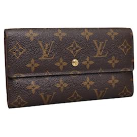 Louis Vuitton-Louis Vuitton Porte Tresor International Cartera larga Lona Cartera larga M61215 en buen estado-Otro