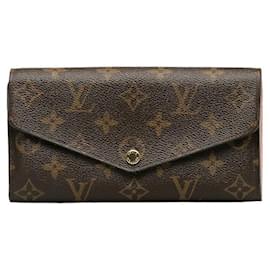 Louis Vuitton-Louis Vuitton Portefeuille Sarah Canvas Lange Geldbörse M62235 in guter Kondition-Andere