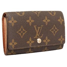 Louis Vuitton-Louis Vuitton Portomone Zip Bifold Wallet Canvas Short Wallet M61735 in fair condition-Other