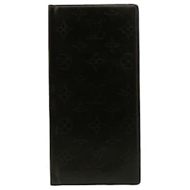 Louis Vuitton-Portafoglio lungo Louis Vuitton in pelle foderata Portefeuille M66480 in buone condizioni-Altro