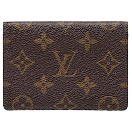 Louis Vuitton-Louis Vuitton-Porte 2 Cartes Vertical Canvas Kartenetui M60533 In sehr gutem Zustand-Andere