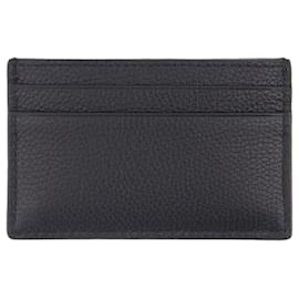 Alexander Mcqueen-Card Holder - Alexander McQueen - Leather - Black/Khaki-Black
