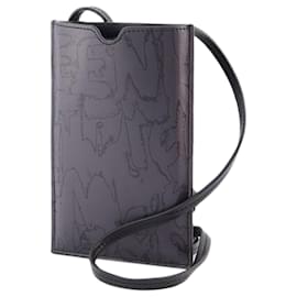 Alexander Mcqueen-The Phone Holder Crossbody - Alexander McQueen - Nylon - Black-Black