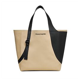 Borsa a tracolla Alexander McQueen Nero Beige