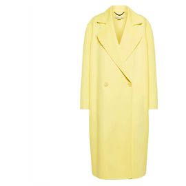 Stella Mc Cartney Abrigo largo de doble botonadura de Stella McCartney Amarillo