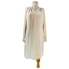 Autre Marque Gustav Silk Dress Beige Beige