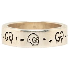 Gucci-Gucci Silver GG Ghost Ring-Silvery