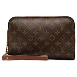 Louis Vuitton-Louis Vuitton Brown Monogram Orsay-Castaño