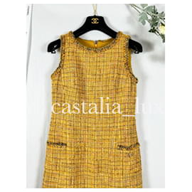 Chanel-Iconic Saint-Tropez Collection Marigold Tweed Dress-Multiple colors