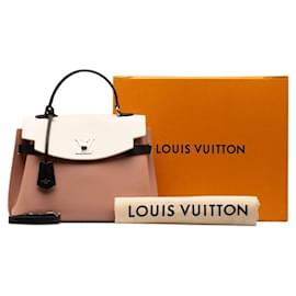 Louis Vuitton-Louis Vuitton Bolsa de couro Lockme Ever MM M52787 em boa condição-Outro