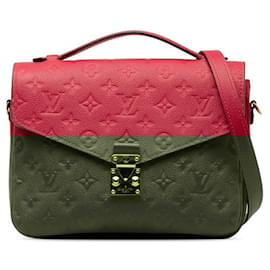 Louis Vuitton-Louis Vuitton Monogram Empreinte Pochette Metis MM Handbag M44291-Pink
