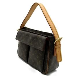Louis Vuitton-Louis Vuitton Vivacite GM Canvas Shoulder Bag M51163 in good condition-Other