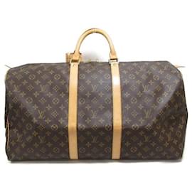 Louis Vuitton-Louis Vuitton Keepall 55 Canvas Reisetasche M41424 in guter Kondition-Andere