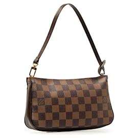 Louis Vuitton-Louis Vuitton Pochette Accessoires Canvas Shoulder Bag N41206 in good condition-Other