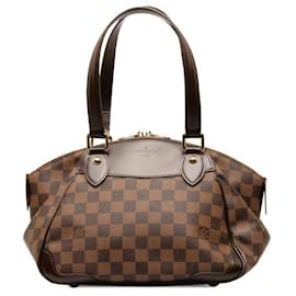 Louis Vuitton-Louis Vuitton Verona PM Canvas Handtasche N41117 In sehr gutem Zustand-Andere