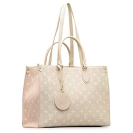Louis Vuitton-Louis Vuitton Onthego MM Leather Tote Bag M46128 in good condition-Other