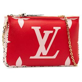 Louis Vuitton-Bolsa de ombro Louis Vuitton Pochette forrada em lona com zíper M67561 em boa condição-Outro