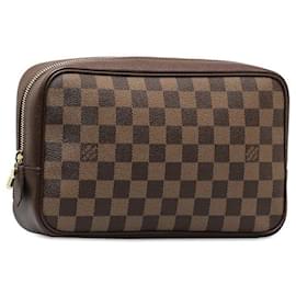 Louis Vuitton-Toalete de Louis Vuitton Trousse 25 Bolsa de vaidade em lona N47623 Em uma boa condição-Outro