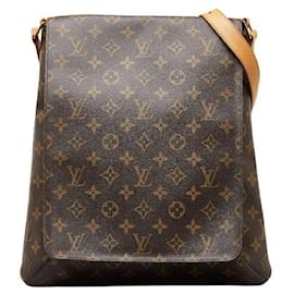 Louis Vuitton-Bolsa Louis Vuitton Musette Salsa Canvas Crossbody M51256 em boa condição-Outro