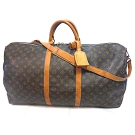 Louis Vuitton-Keepall 60 bandolera Monogram - VI0990-Castaño