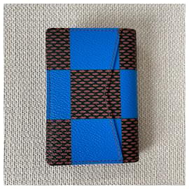 Louis Vuitton-Louis Vuitton Pocket Organizer-Brown,Blue