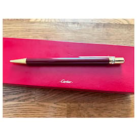 Cartier-Cartier Must "Trinity" ballpoint pen-Dark red