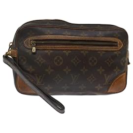 Louis Vuitton-LOUIS VUITTON Monograma Marly Dragonne GM Clutch Bag M51825 Autenticação de LV 71051-Monograma