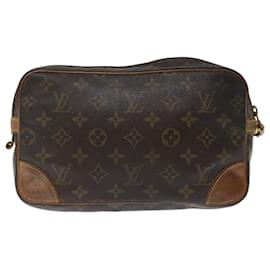 Louis Vuitton-LOUIS VUITTON Monogramm Marly Dragonne GM Clutch Bag M.51825 LV Auth 71051-Monogramm