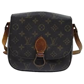 Louis Vuitton-LOUIS VUITTON Monogram Saint Cloud MM Shoulder Bag M51243 LV Auth 71218-Monogram