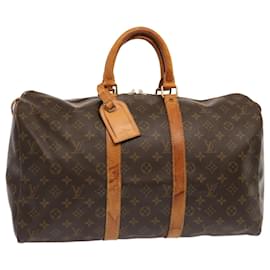 Louis Vuitton-Louis Vuitton-Monogramm Keepall 45 Boston Bag M.41428 LV Auth 70985-Monogramm