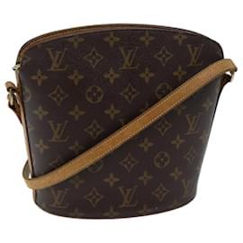 Louis Vuitton-Bolsa de ombro LOUIS VUITTON Monograma Drouot M51290 LV Auth ar11747-Monograma