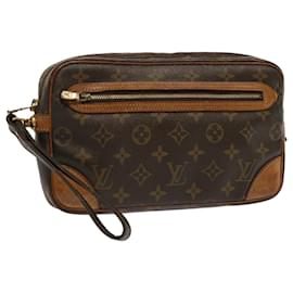 Louis Vuitton-LOUIS VUITTON Monograma Marly Dragonne GM Clutch Bag M51825 Autenticação de LV 70898-Monograma