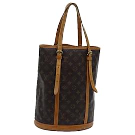Louis Vuitton-LOUIS VUITTON Monogram Bucket GM Shoulder Bag M42236 LV Auth yk11913-Monogram