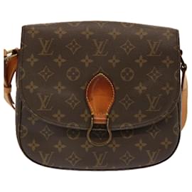 Louis Vuitton-LOUIS VUITTON Monogram Saint Cloud GM bolsa de ombro M51242 Autenticação de LV 71158-Monograma